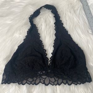 Pink Victoria’s Secret Black Lace Bralette